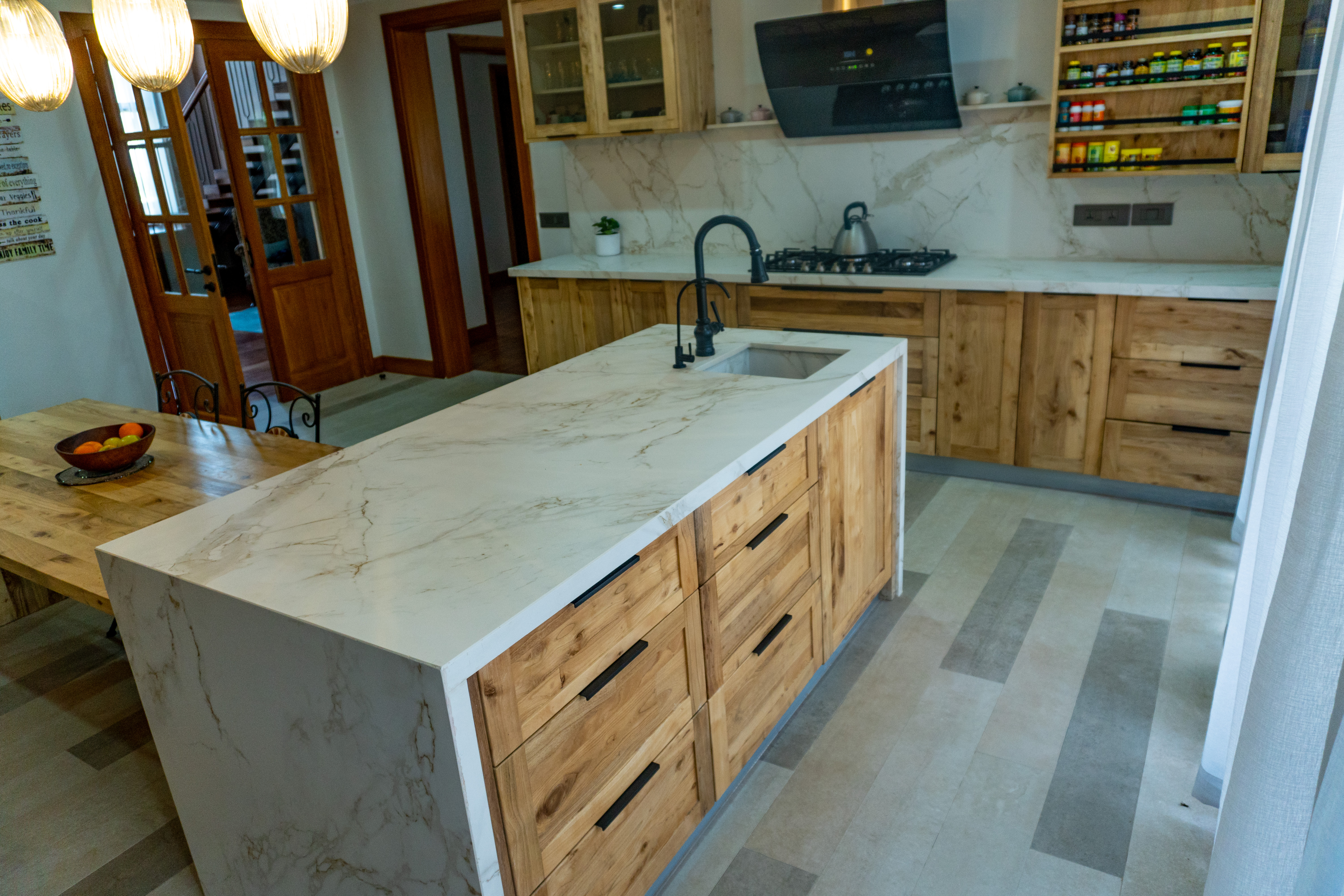 Kitchen cabinetry detail